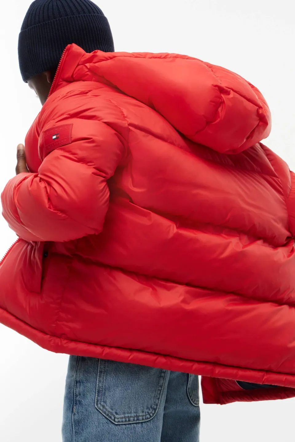 Tommy Hilfiger winterjas rood, foto 7