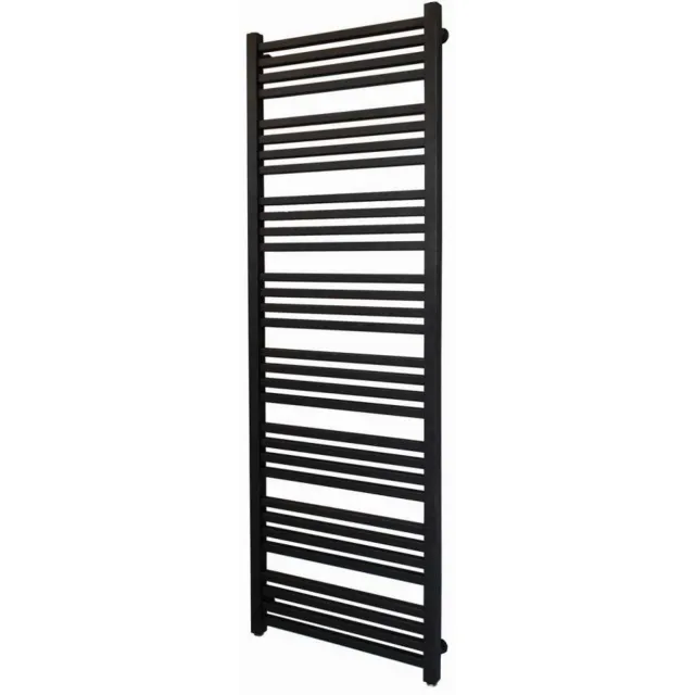 Sanilux Radiator Sanilux Block 150x50 cm 927Watt Onder Aansluiting Mat Zwart