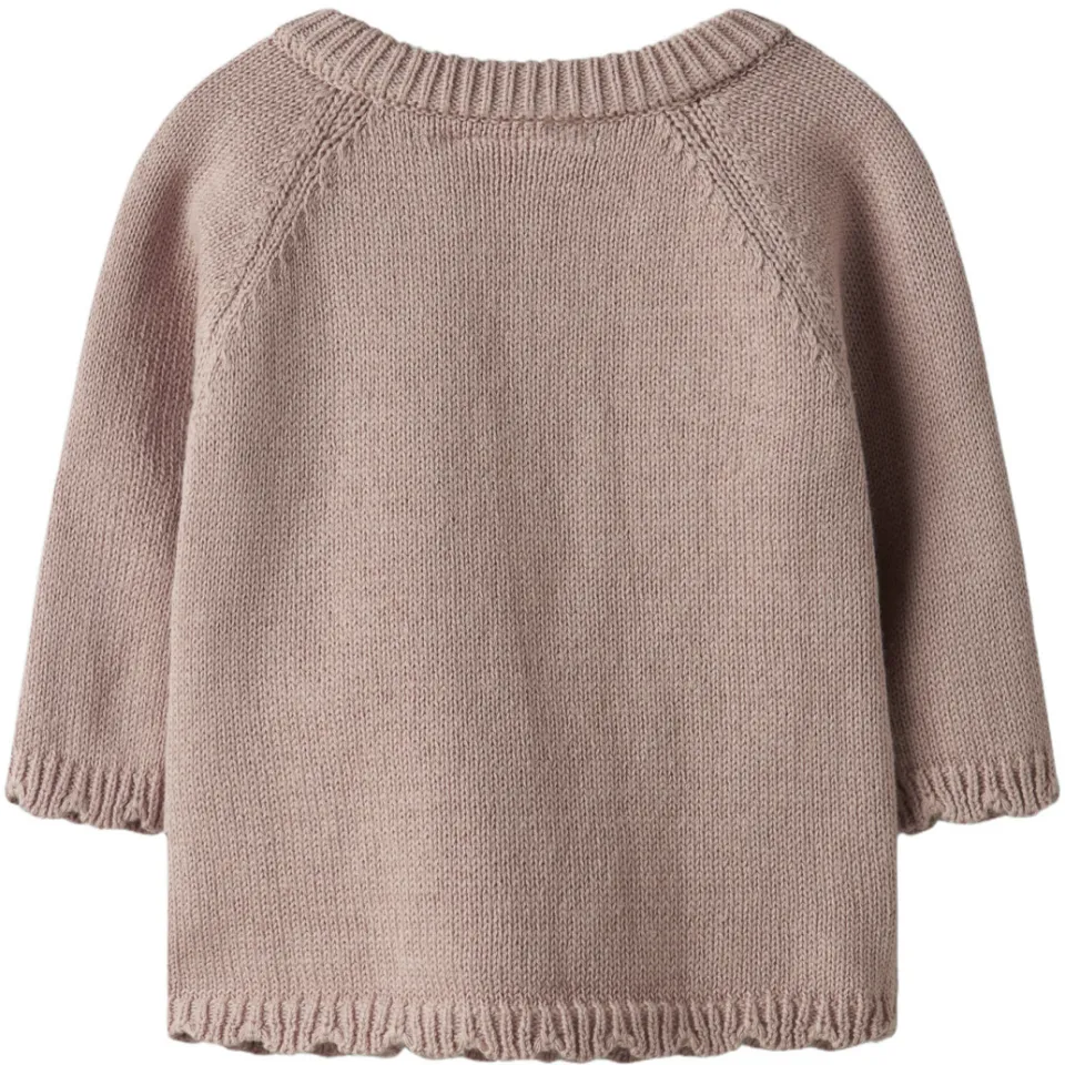 Lil' Atelier BABY trui oudroze gebreid, foto 2