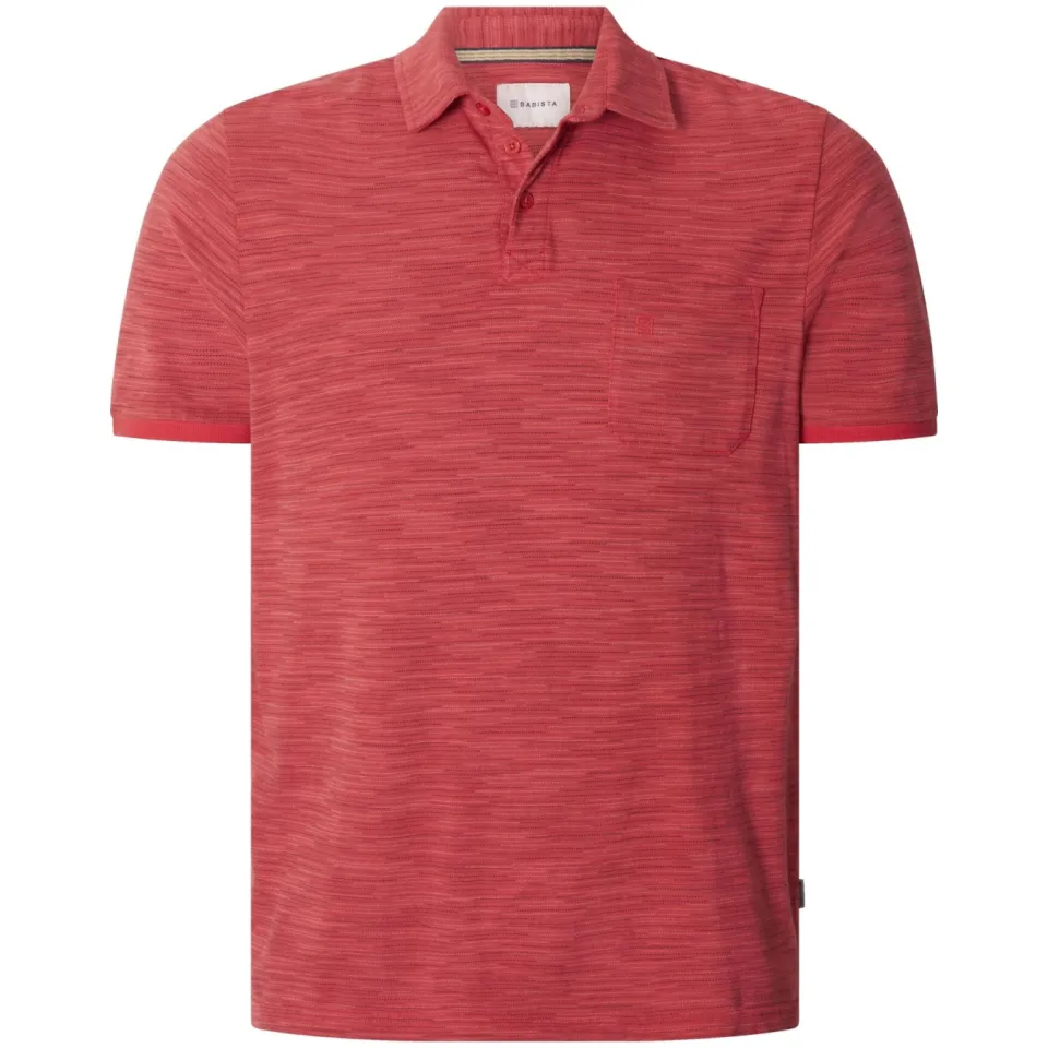 Babista KORLIN polo Plus Size +FIT Collectie - rood, foto 2