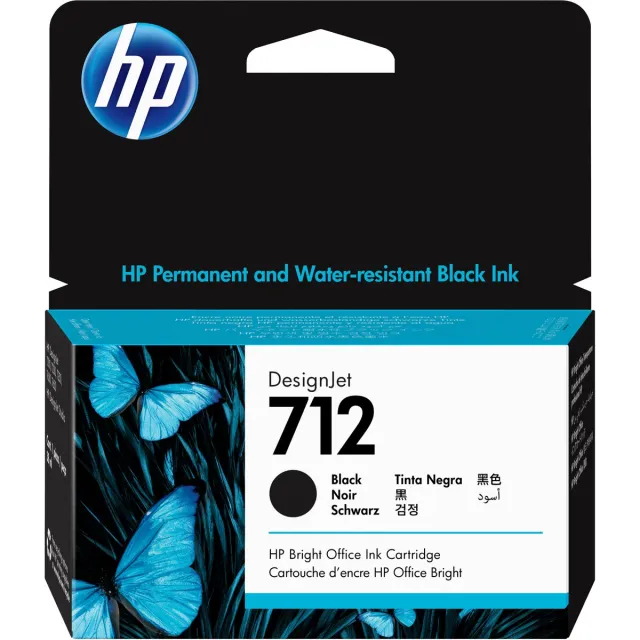Hp 712 3ED70A Zwart 38 ml