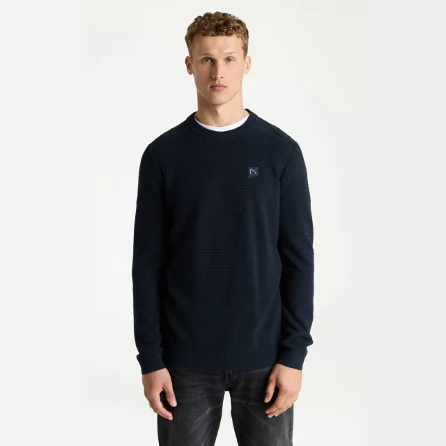 CHASIN' regular fit gebreide trui - salute