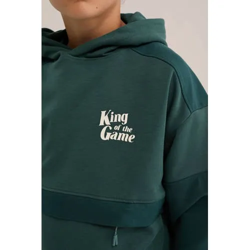 WE Fashion hoodie - donkergroen, foto 5