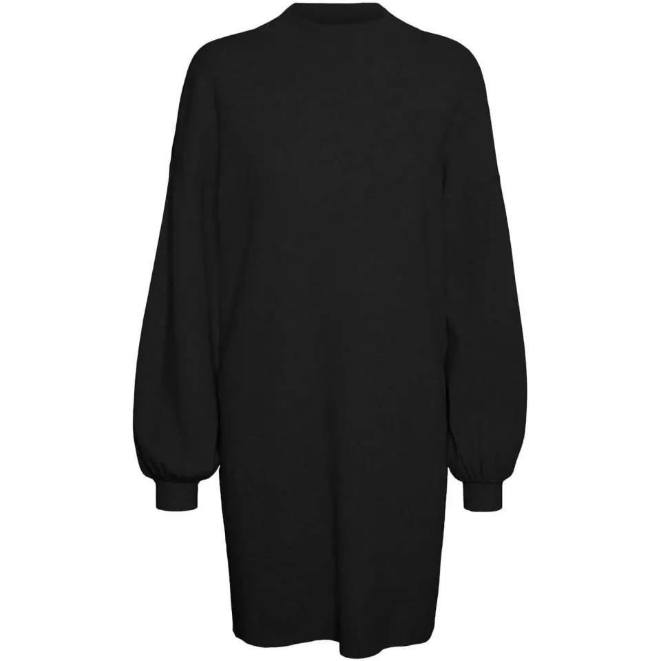 Vero Moda Vmnancy gebreide jurk zwart, foto 5