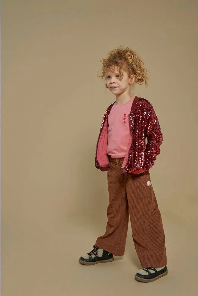 Jubel jasje met pailletten rood, foto 8