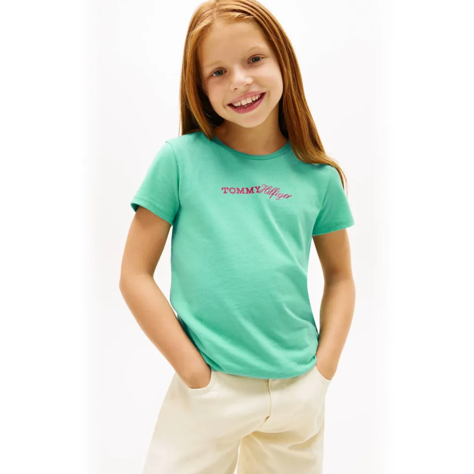 Tommy Hilfiger T-shirt groen, foto 3