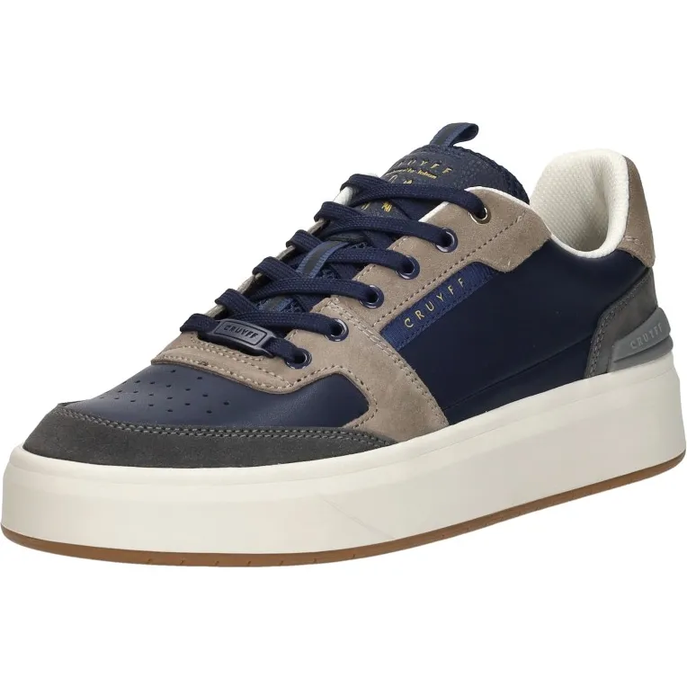 Cruyff Endorsed Tennis lage sneaker blauw, foto 4