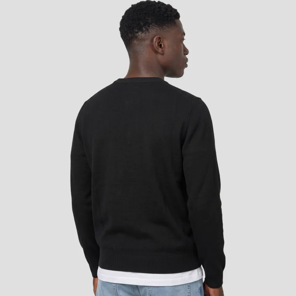 Lacoste regular fit gebreide trui - zwart, foto 3