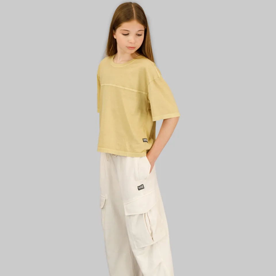 G-Star T-shirt geel