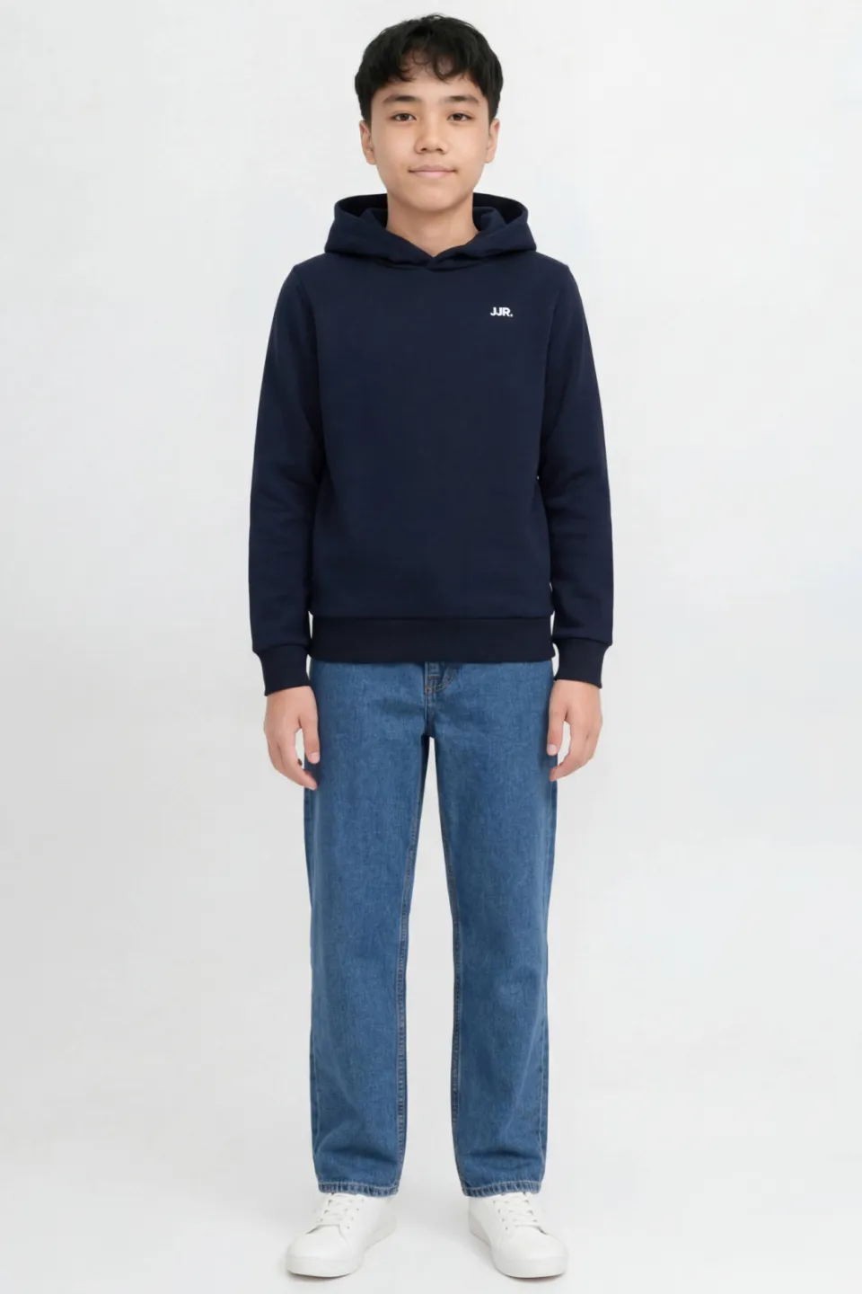 JJ Rebel JUNIOR hoodie donkerblauw