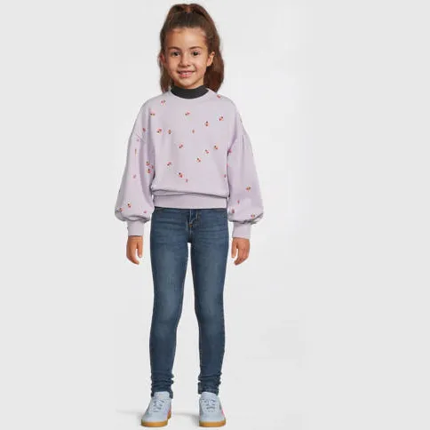 Me & My Monkey sweater met bloemenprint lichtpaars licht paars, foto 5