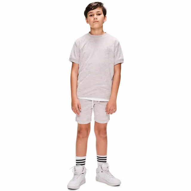 Retour Jeans casual short lichtgrijs