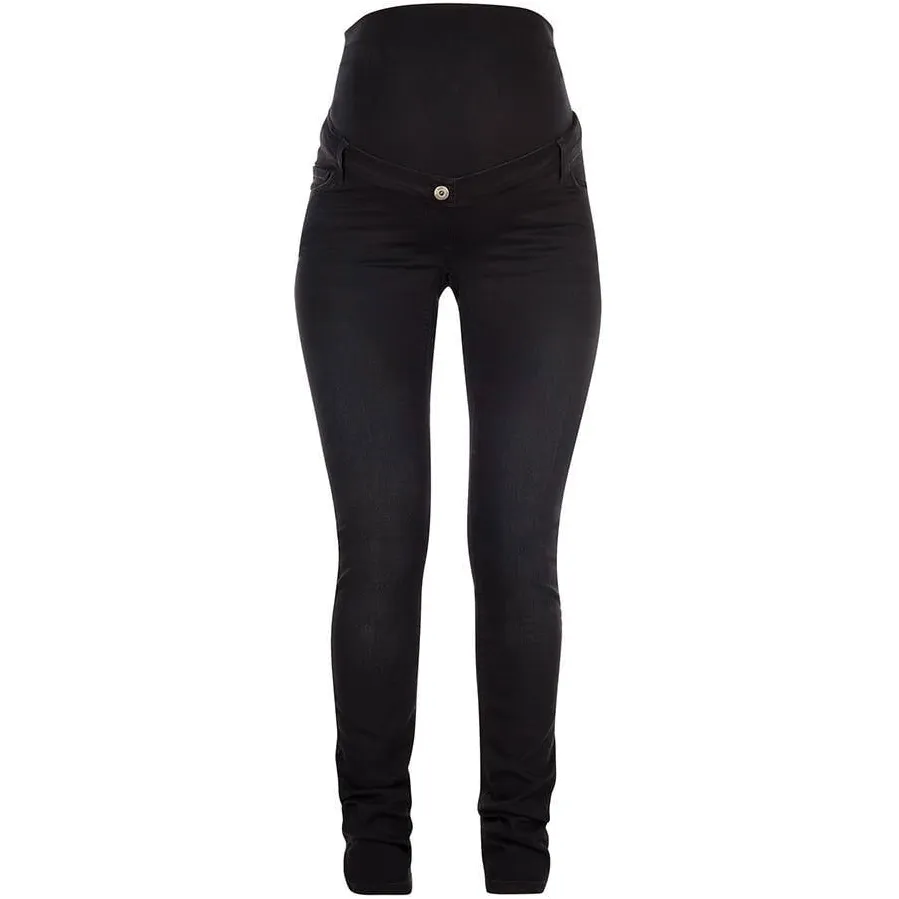 LOVE2WAIT high waist zwangerschaps skinny jeans black denim, foto 2