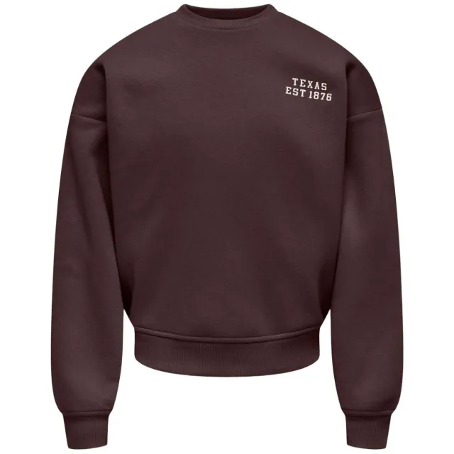 KIDS ONLY GIRL sweater met backprint - donkerbruin, foto 2