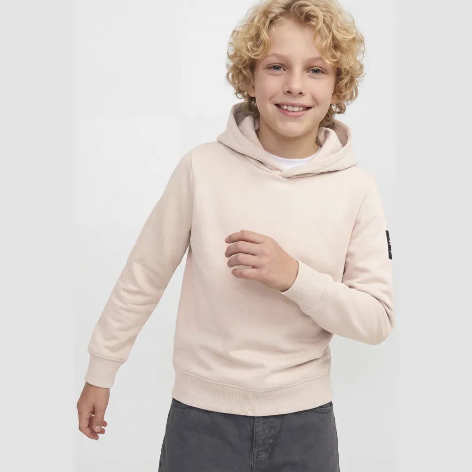 Jack & Jones JUNIOR hoodie - lichtroze, foto 4