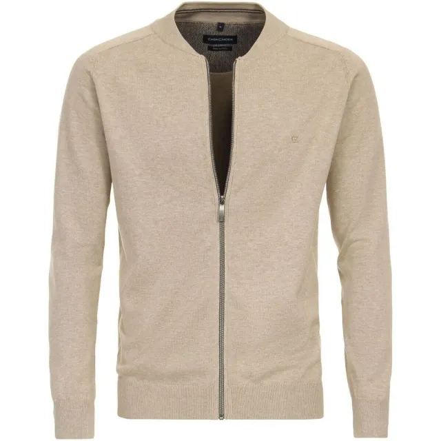 Casa Moda Vest Casamoda Vest Zip Beige