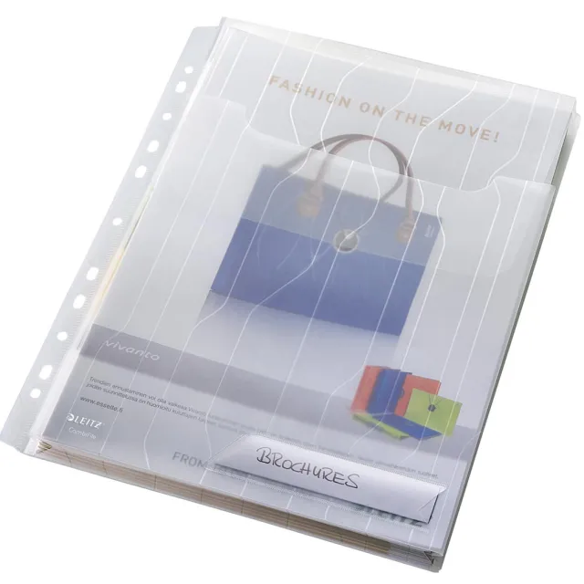 Leitz Combifile leitz harmonica zichtmap a4 pp Transparant 3 stuks