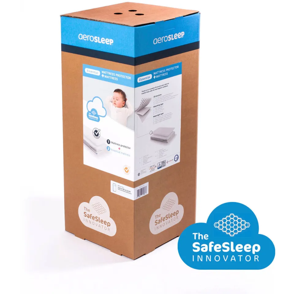 AeroSleep Essential Pack 2-in-1 babymatras met 3D beschermer, foto 4