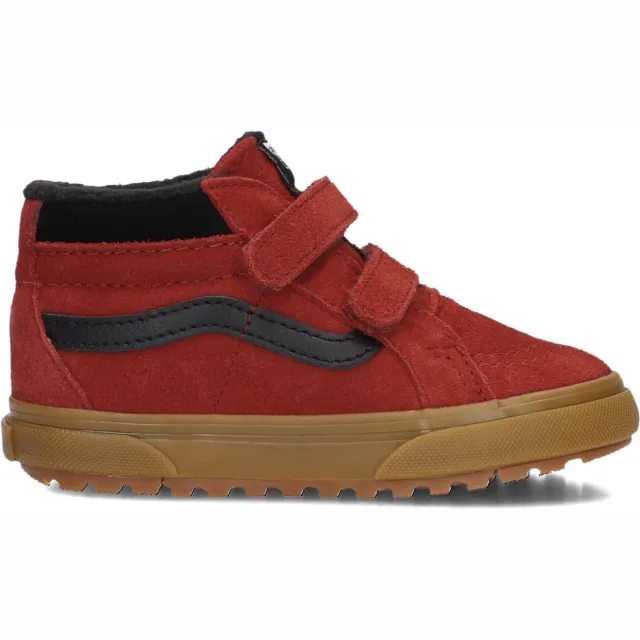 Vans SK8-Mid Reissue V hoge sneakers donkerrood Bordeaux/zwart