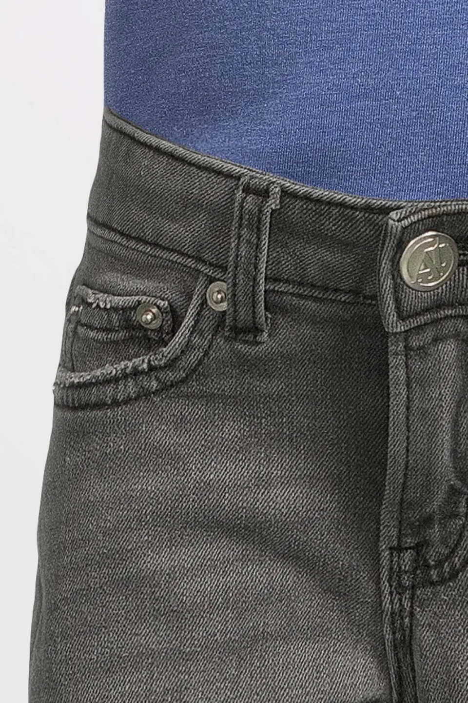 Anytime wide leg jeans grijs, foto 5