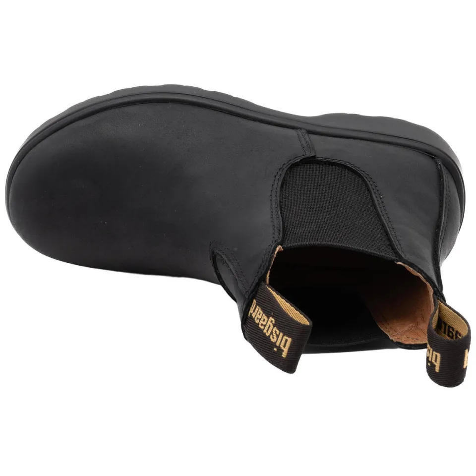 Bisgaard leren enkelboots met profielzool - zwart, foto 3