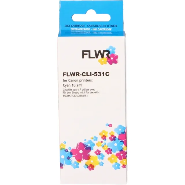 FLWR Canon CLI-531C cyaan (Huismerk (compatible))