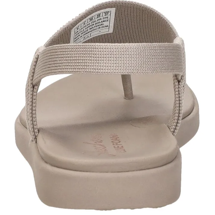 Skechers Meditation Luxe sandalen beige, foto 4