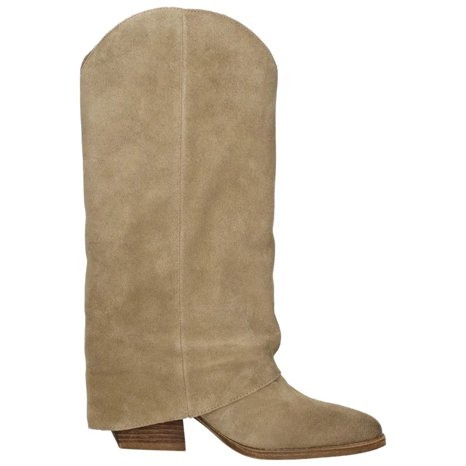 Sub55 hoge westernlaars beige