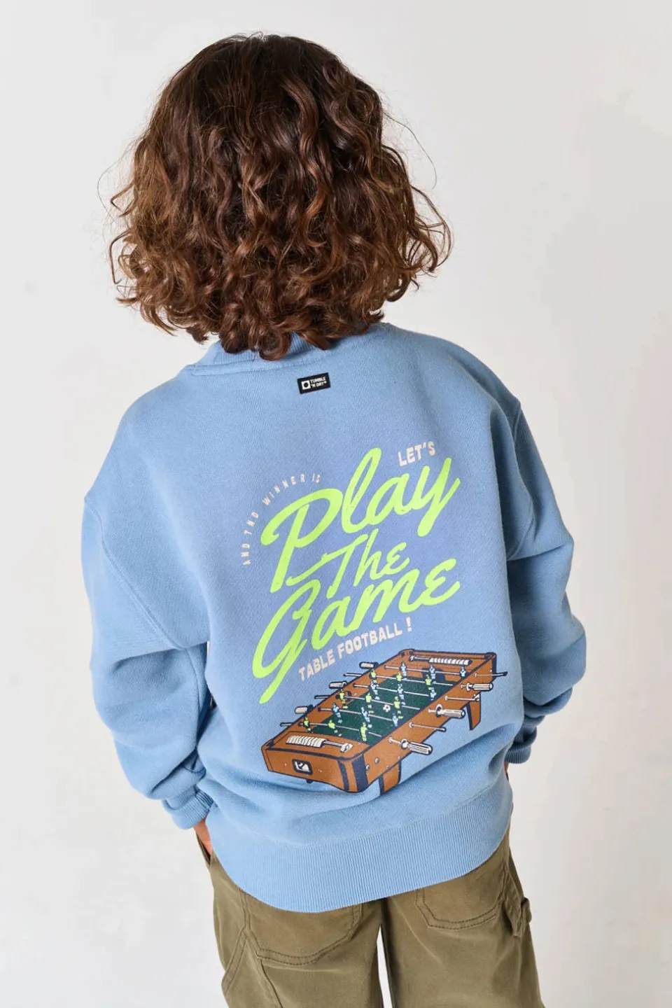 Tumble 'n Dry sweater met backprint - lichtblauw, foto 4