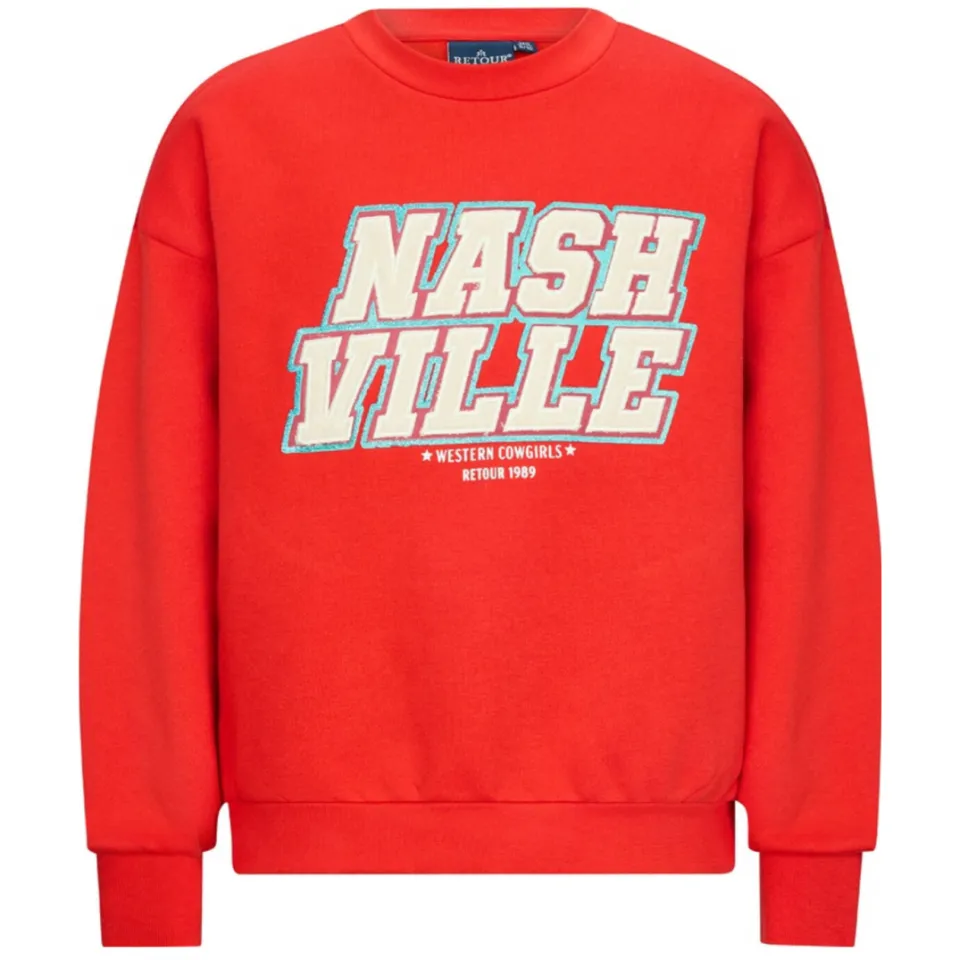 Retour Jeans sweater rood, foto 2