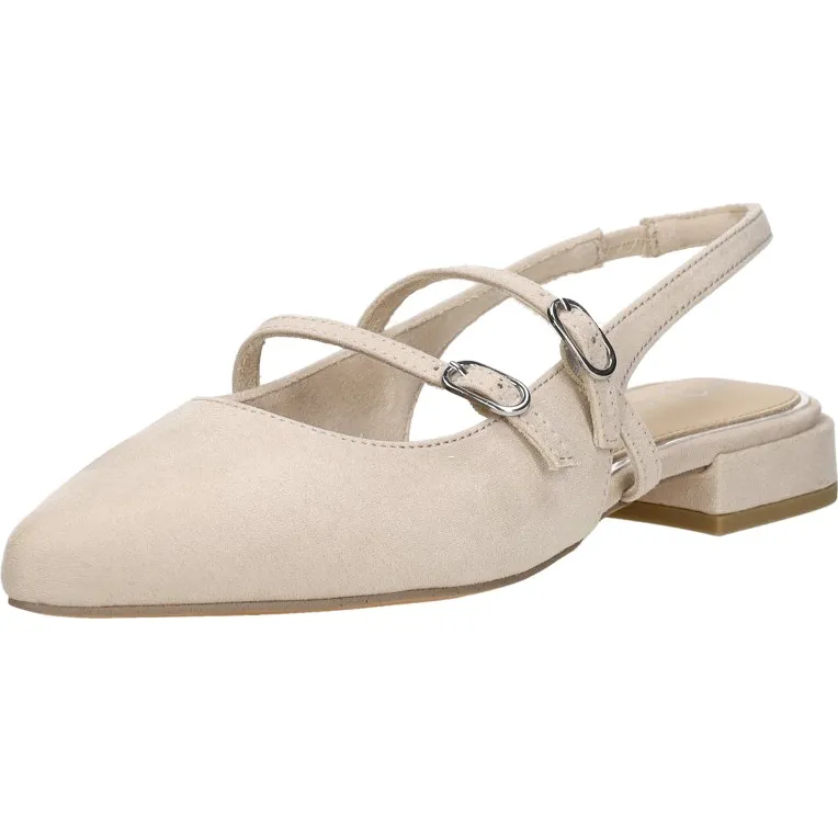 Marco Tozzi slingback ballerina beige, foto 3