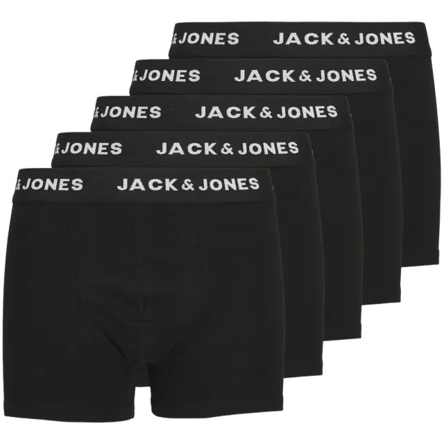 Jack & Jones boxershorts zwart (set van 5), foto 2