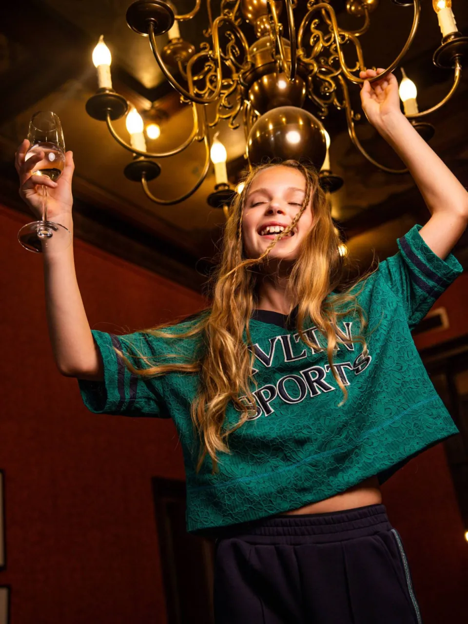 LOOXS 10sixteen kanten T-shirt groen, foto 5