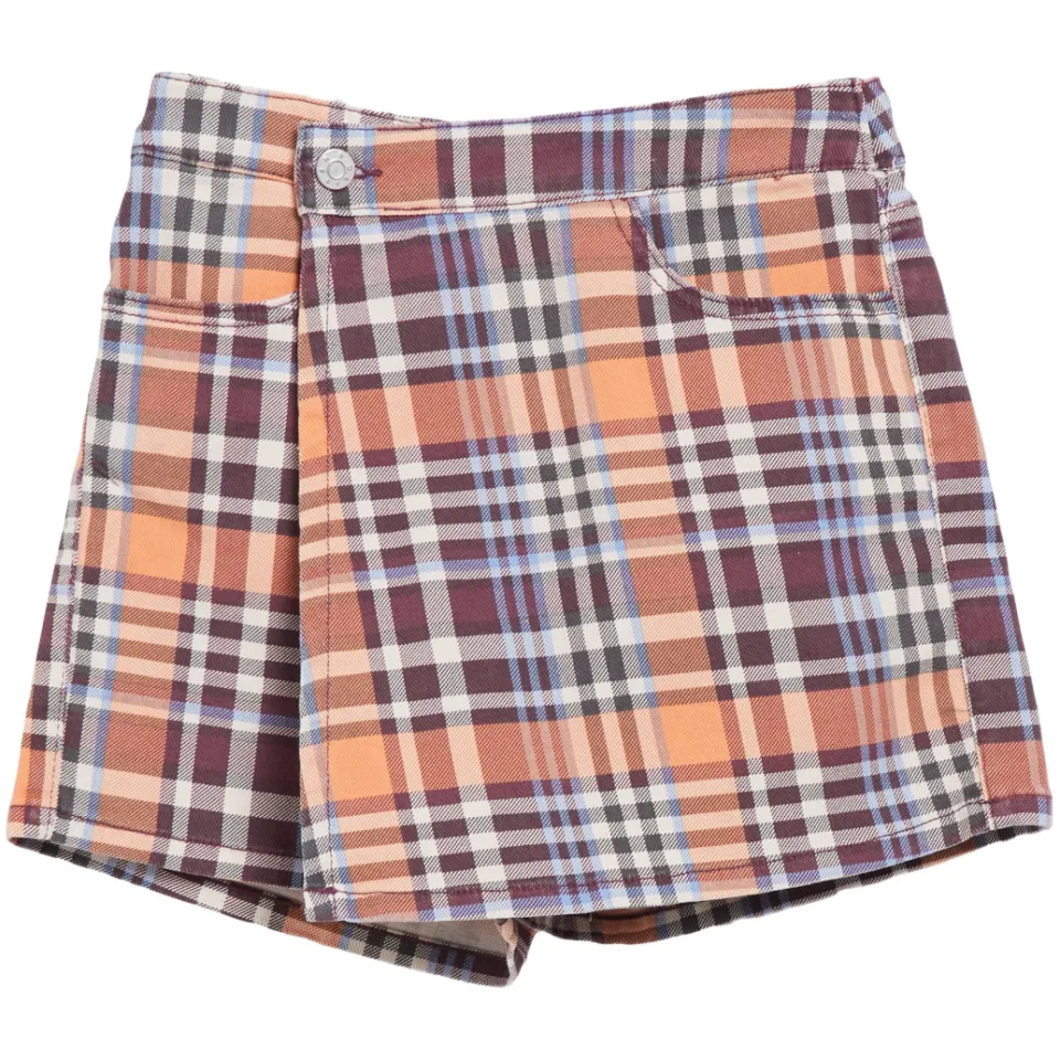 s.Oliver geruite skort bruin, foto 2