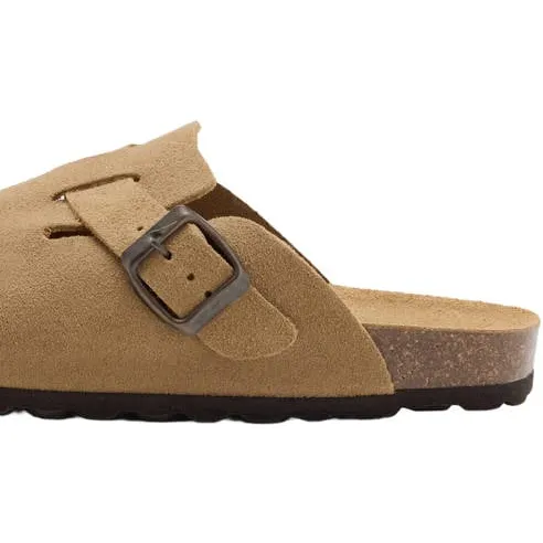 Mango Teen suède klompen beige, foto 5