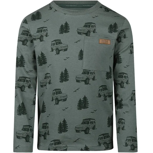 Koko Noko longsleeve grijsgroen, foto 2