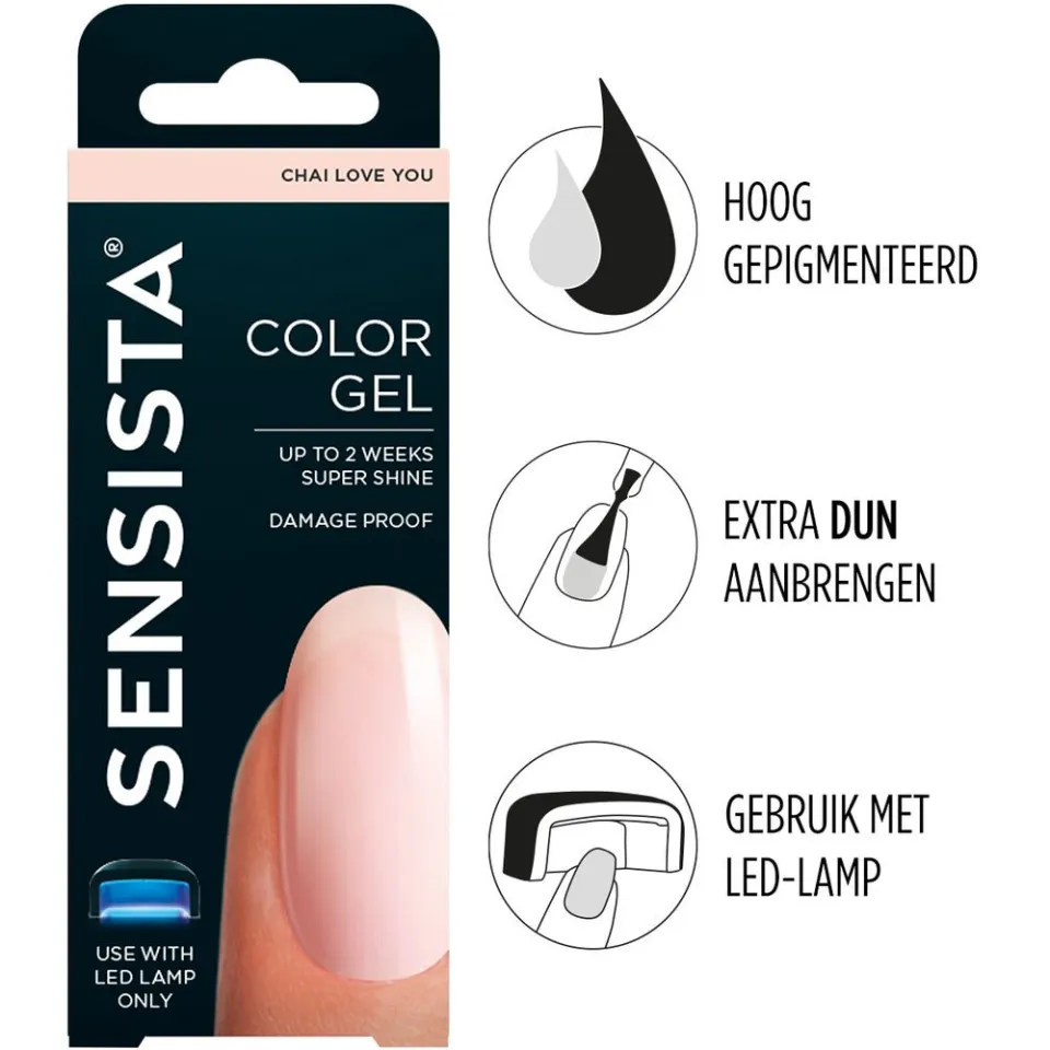 Sensista Color Gel Vanilla Sky gellak, foto 3