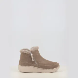 Skechers Relaxed Fit Wilshire Blvd Fresh Zip enkellaarzen taupe, foto 2