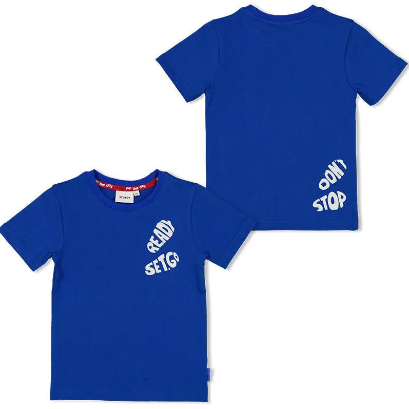 Sturdy Run the Day T-shirt blauw, foto 3