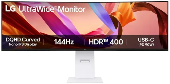 Lg UltraWide Dual QHD monitor 49U950A-W Curved - 49" DQHD