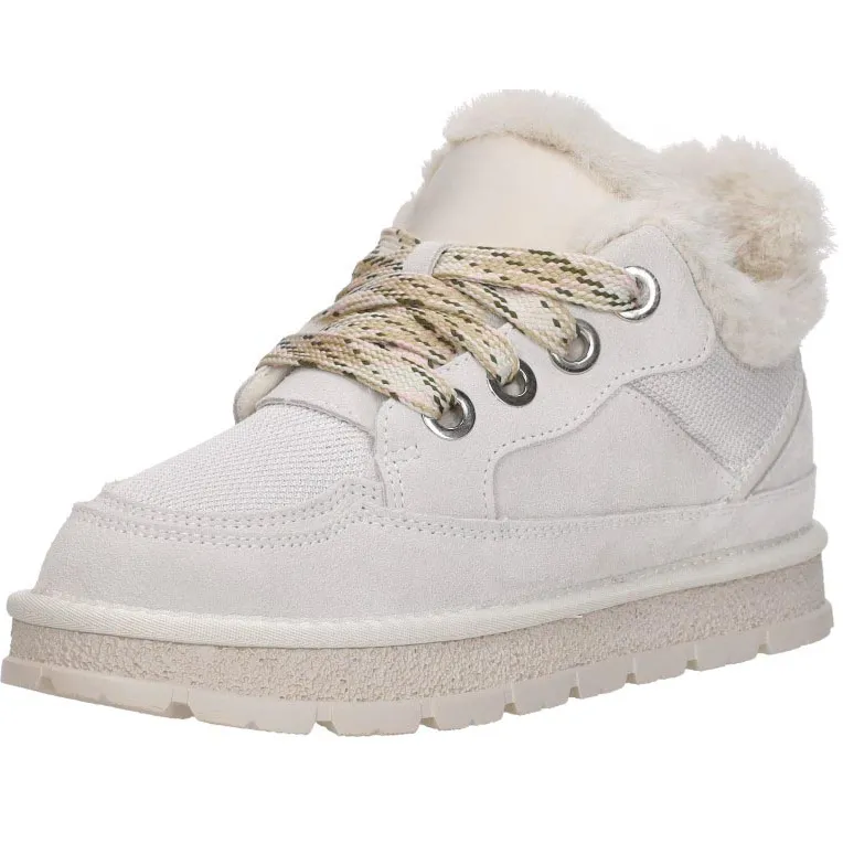 Shoecolate lage veterschoenen gebroken wit, foto 3