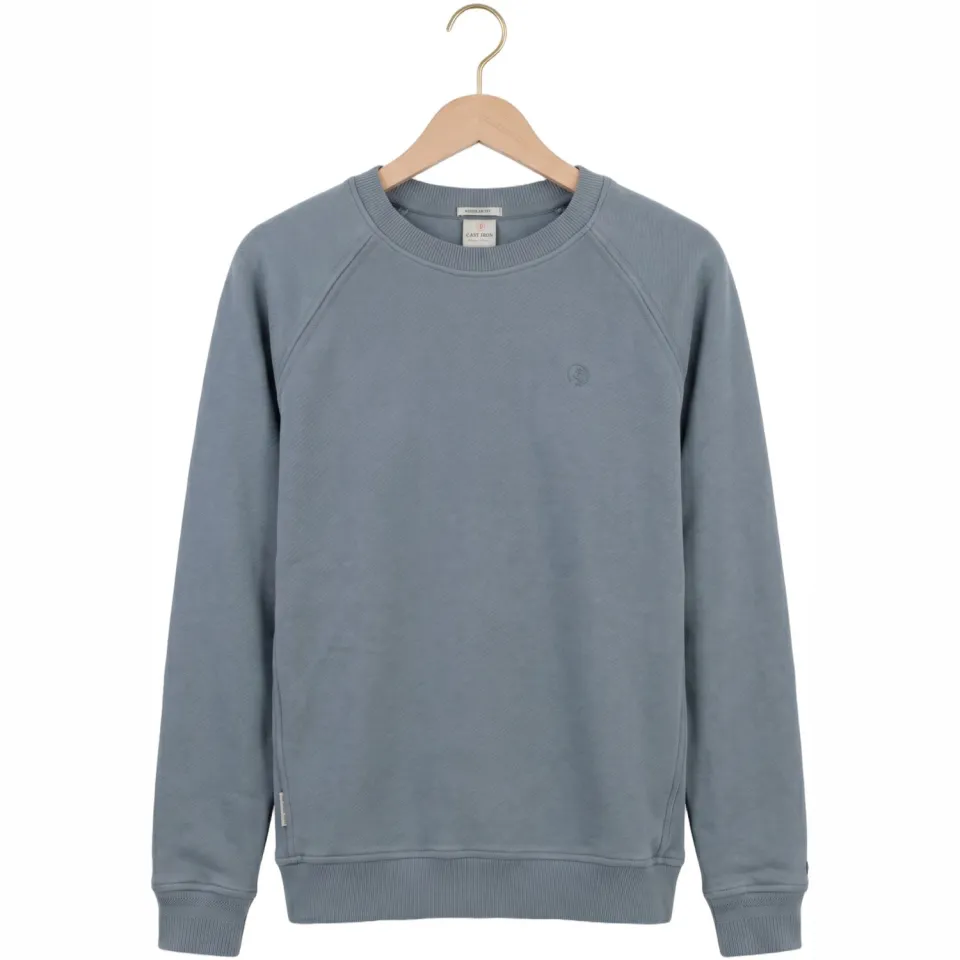 Cast Iron regular fit sweater - grijsblauw, foto 4