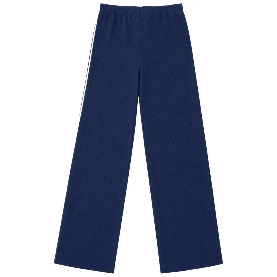 Nik & Nik wide leg casual broek donkerblauw, foto 3