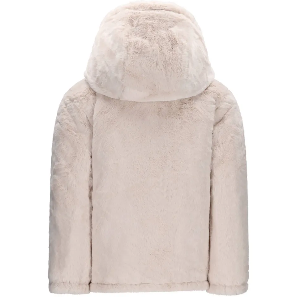 Like Flo imitatiebonten reversible jas beige, foto 5