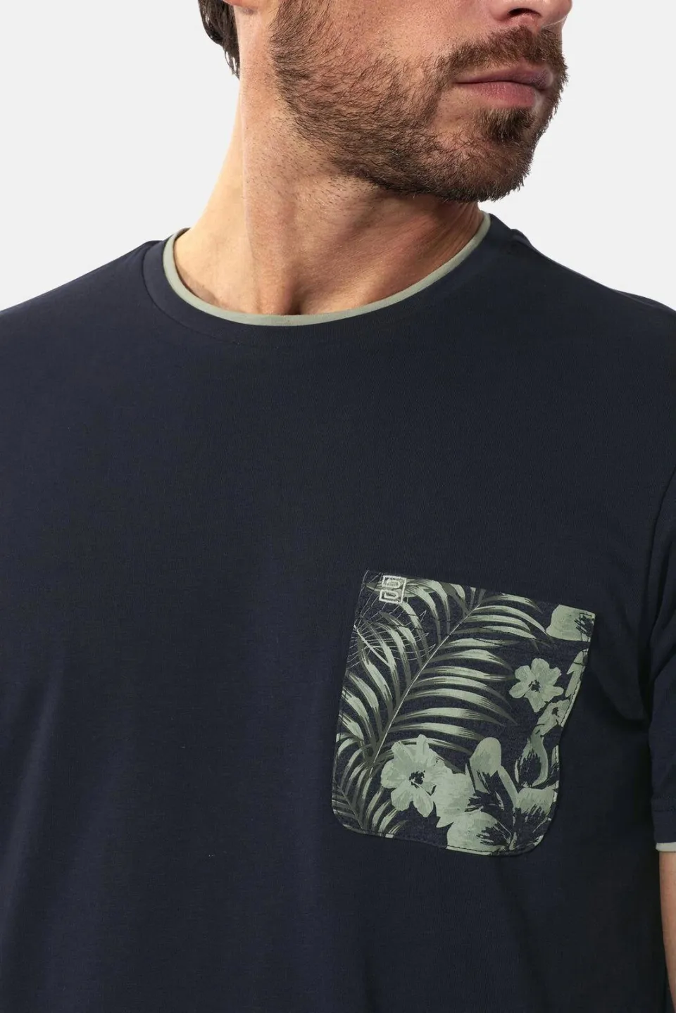 Babista Rigatuli T-shirt donkerblauw met bloemen groen/blauw, foto 7