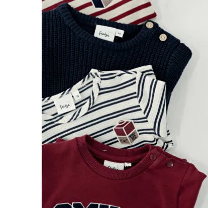 Feetje Built for Fun gestreepte longsleeve marineblauw, foto 4