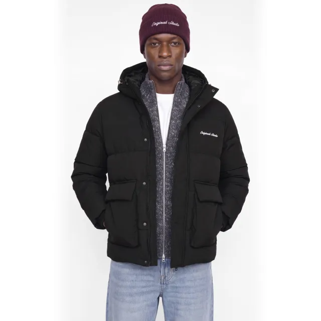 Jack & Jones ORIGINALS pufferjas - zwart Black