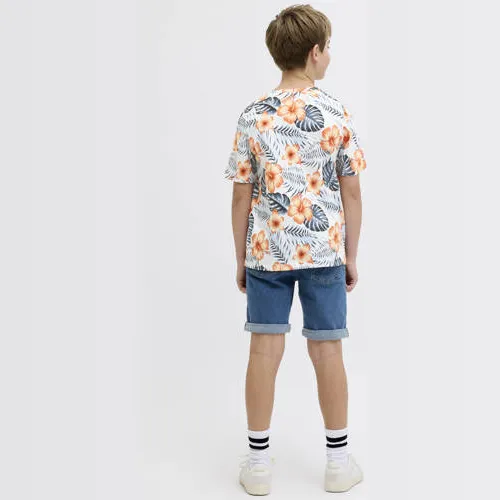 JJ Rebel T-shirt wit met bloemenprint, foto 5