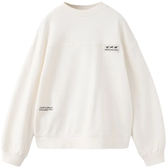 Mango Kids sweater met backprint - ecru