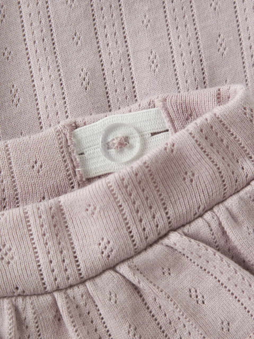 GUPPY BABY katoenen babybroek met ruches lichtroze, foto 4
